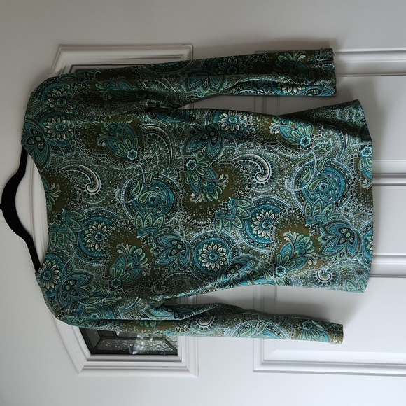 Paisley long sleeve top size small - Picture 4 of 4